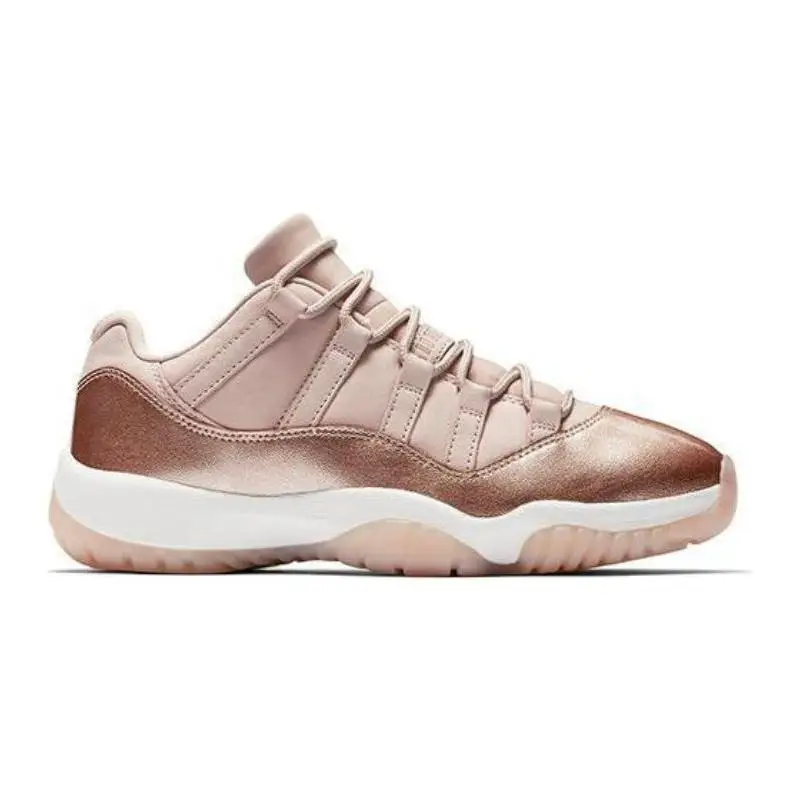 Nike Jordan 11 Retro Low Rose Gold Women's Sneakers shoes AH7860-105