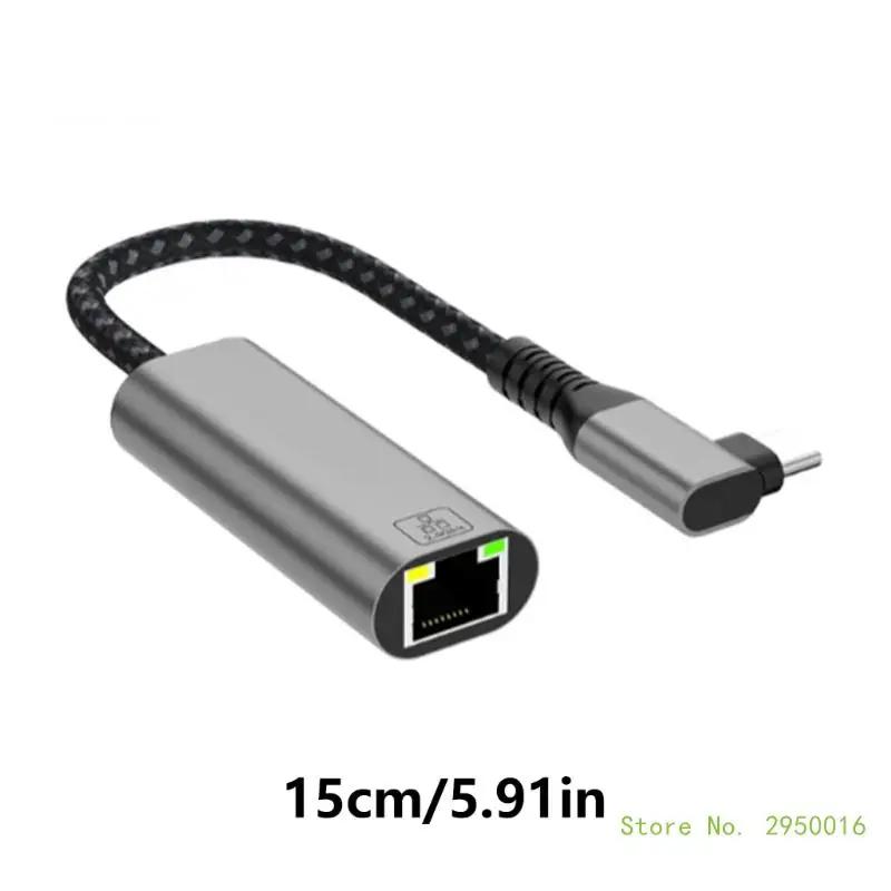 USB naar Ethernet-adapter USB Type C naar RJ45 2,5 Gbps Ethernet LAN-converters