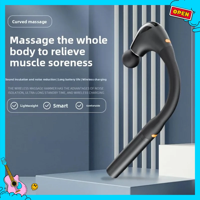 

Bestseller Electric Massage Fascia Gun Removable Extension Massage Hammer Relaxation Shoulder Neck Waist Massager