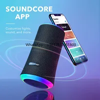 Anker Soundcore Flare 2 Bluetooth Speaker IPX7 Waterproof 360 Surround Sound 12 Hours Long Standby Portable Bluetooth Speaker