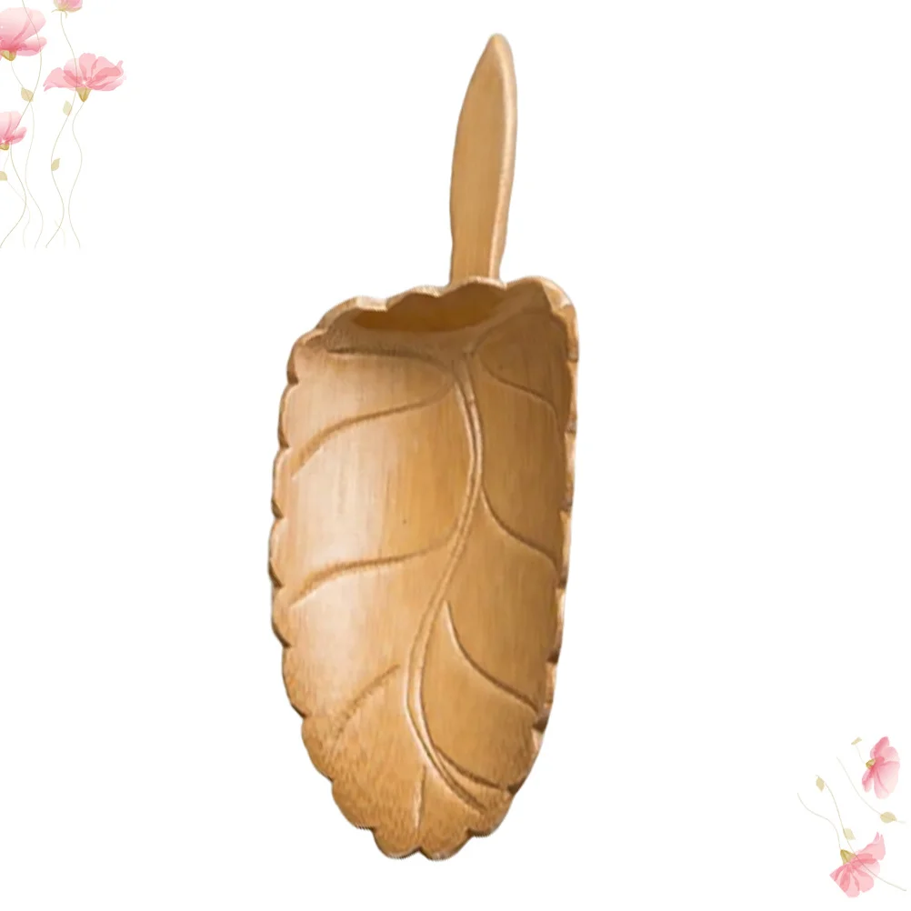 

Bamboo Tea Spoon Scoop Retro Leaf Design Easy Clean Fussfree Using Experience Teaware Accessories Home Office Bamboo Tea Spoon