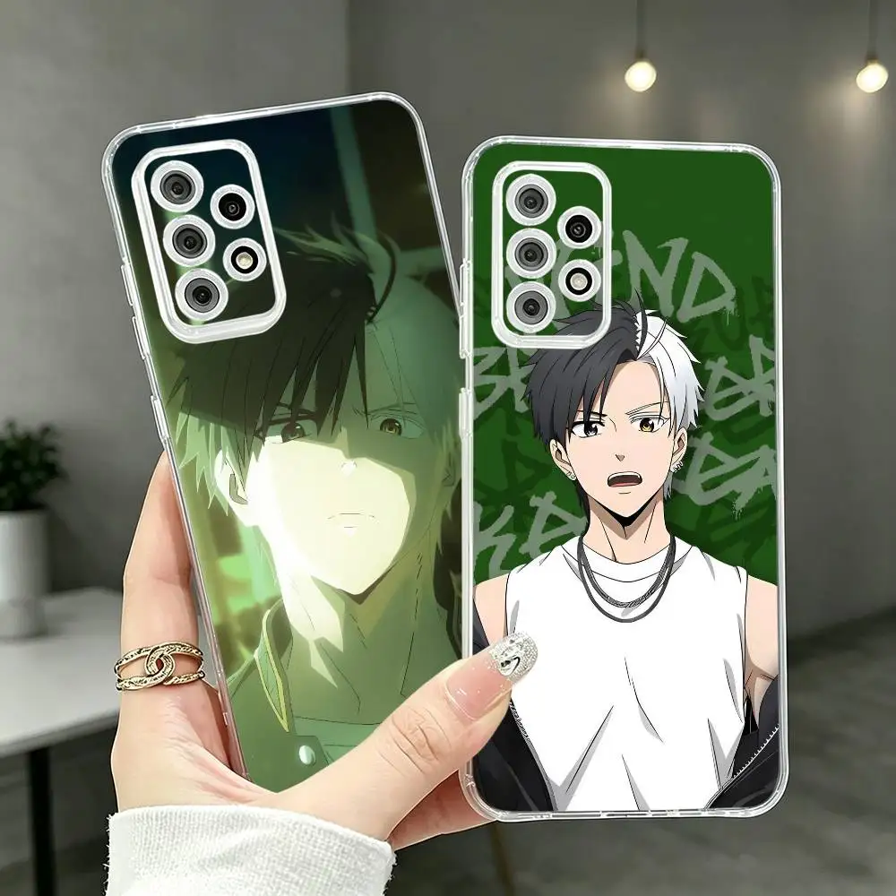 WIND B-BREAKER Stylish Anime Phone Case For Samsung S25+,S24,S21,S22,S23,S30,Ultra,S20,Plus,Fe Transparent Cover