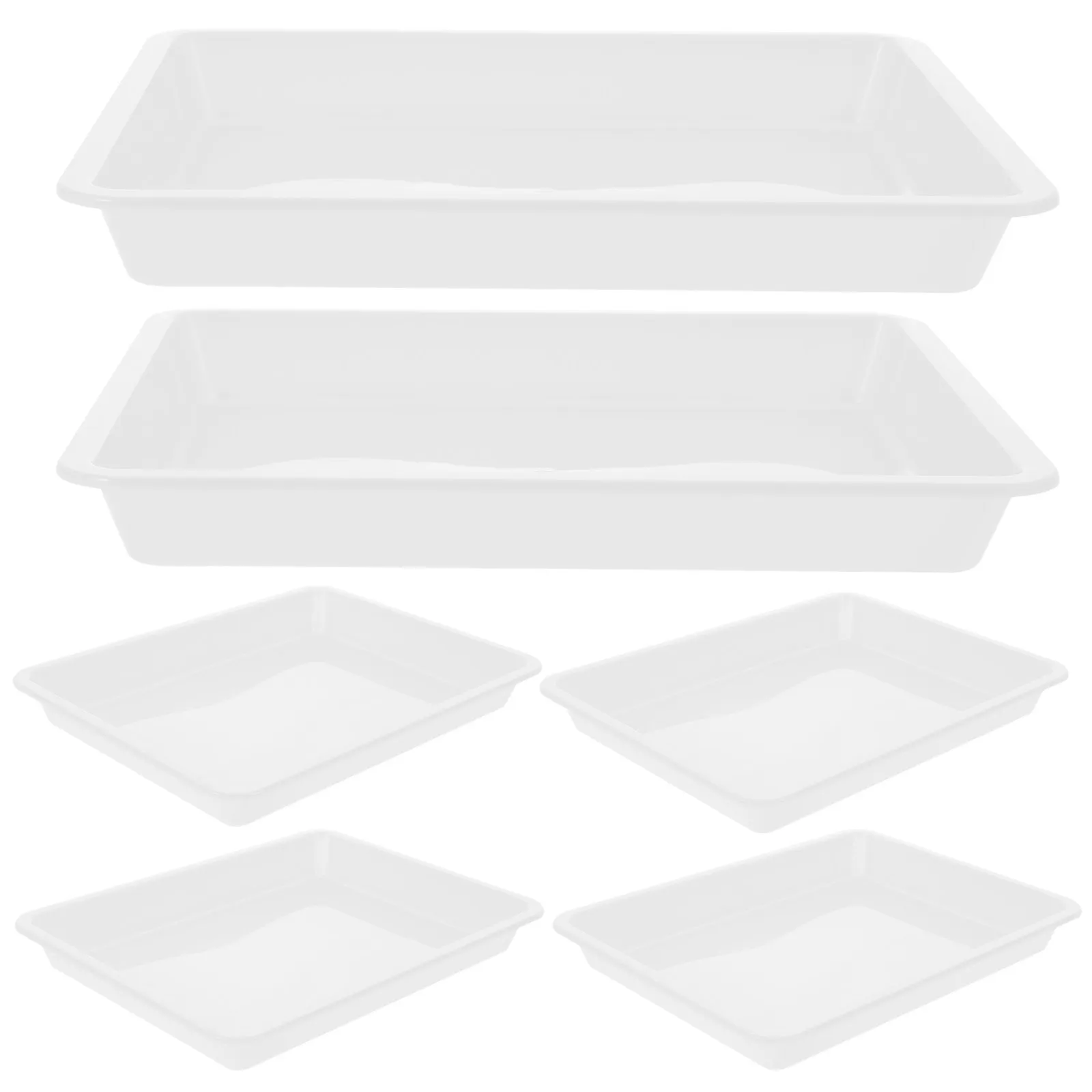 6Pcs Puzzle Sorter Tray Large Capacity Multipurpose Storage Holder for Puzzles Beads DIY Projects Sundries Household