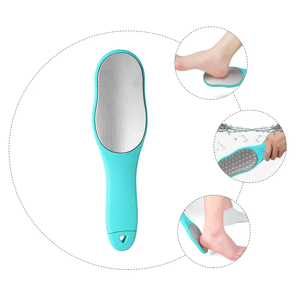 

Stainless Steel Foot Rub Pedicure Tool Feet Care File Scrubber Trimmer Callus Remover