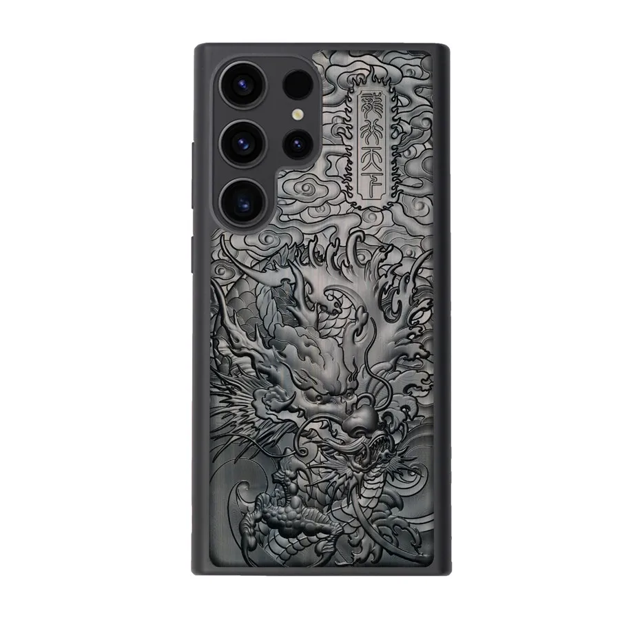 

Case For Samsung s25 Ultra ebony wood Stereo Emboss Carved Wood TPU Cover Case For Samsung s24 Ultra s25 Plus s25u