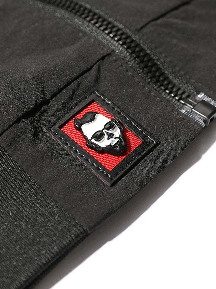 

plus Size Men's Jaet Casual Sle Polyester Fiber Long Sve Hooded Zipper Closure Outdoor Wear for Young Men Fat Brother