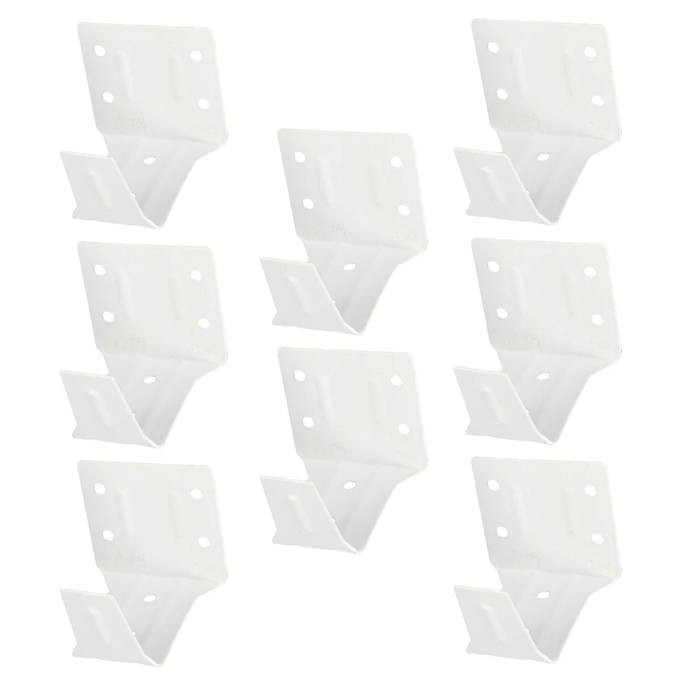 

8Pcs Metal Window Shade Brackets Elegant Design Comprehensive Hardware Vertical Blind Parts Curtain Rod Holder