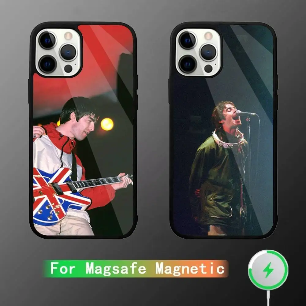 

Rock Band O-Oasis Phone Case For iPhone 17,16,15,14,13,12,11,Pro,Max,Plus,Mini,SE4,E Magnetic Magsafe Wireless Charging