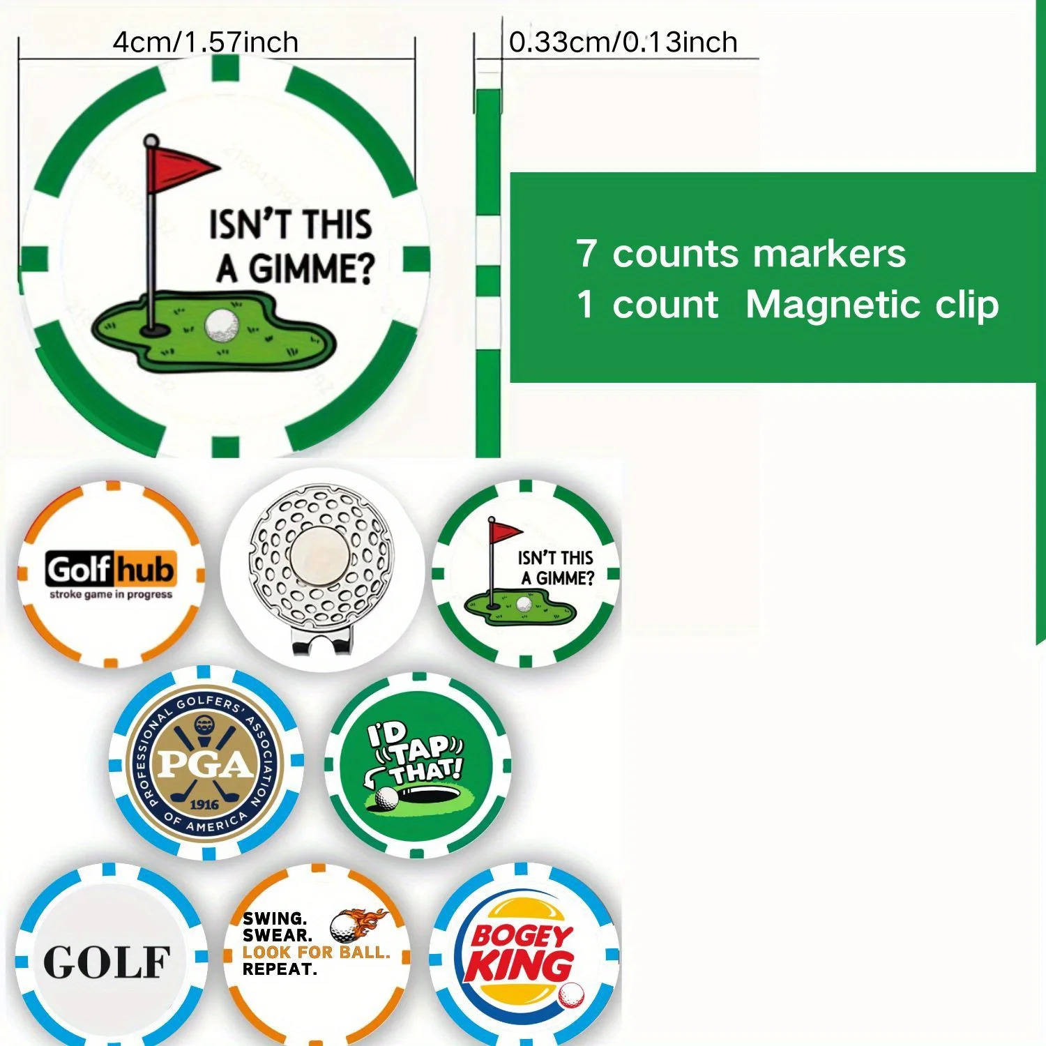 Thumbnail 4 - #56 Trending Golf Ball Markers Right Now