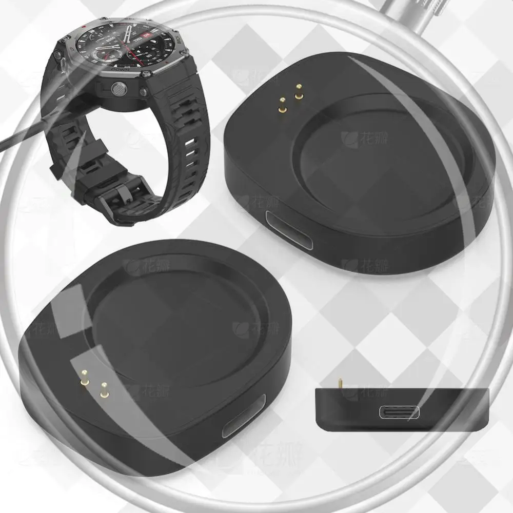 

1 PC Charger Adapter Charging Adapter Charging Dock Magnet Converter Charger Converter for Amazfit Balance A2286/ T-Rex 3 A2322