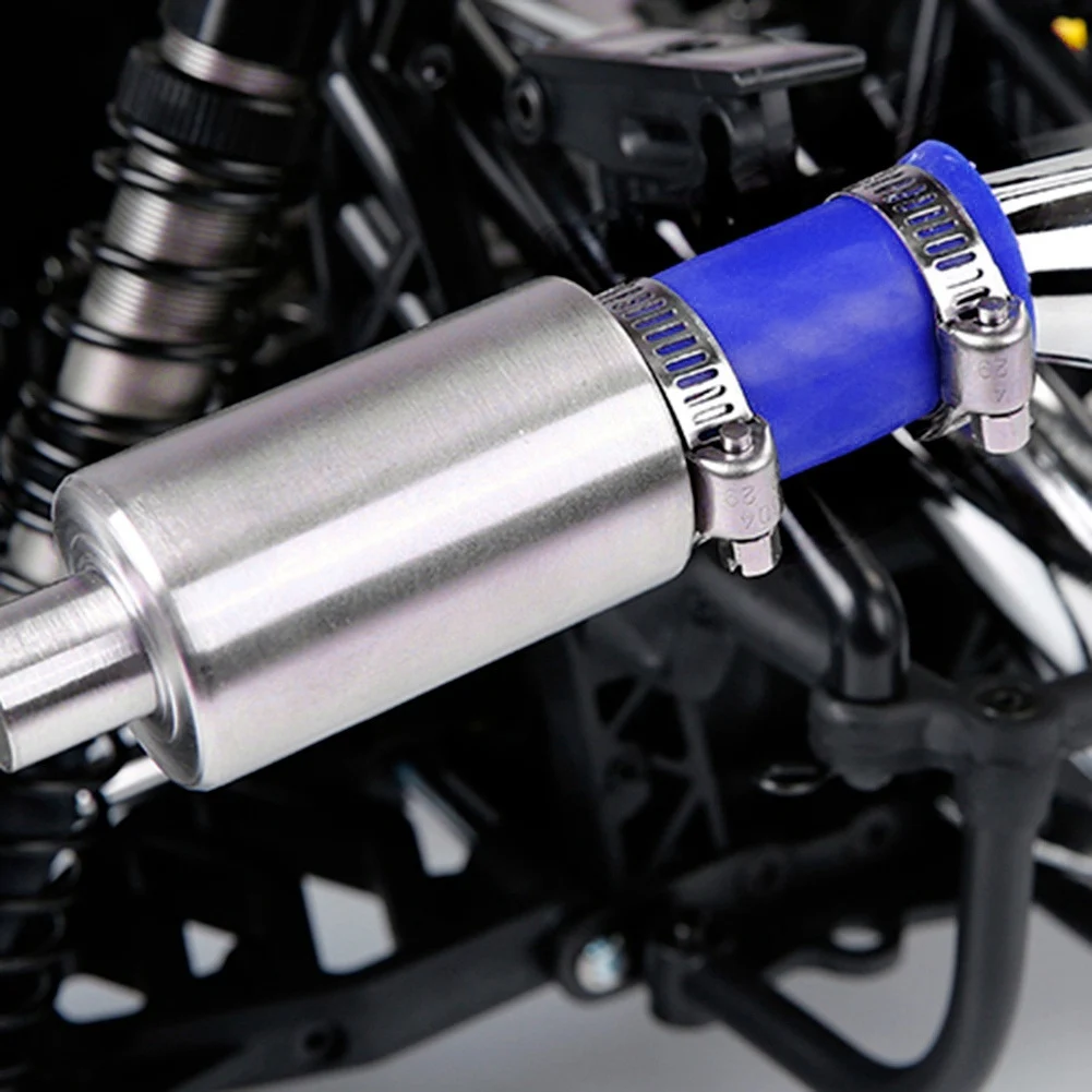 A04F-nouveau silencieux d'échappement réglé pour 1/5 HPI KM Rovan Baja 5B 5T 5SC 5SS pièces de bateau Rc silencieux de bateau