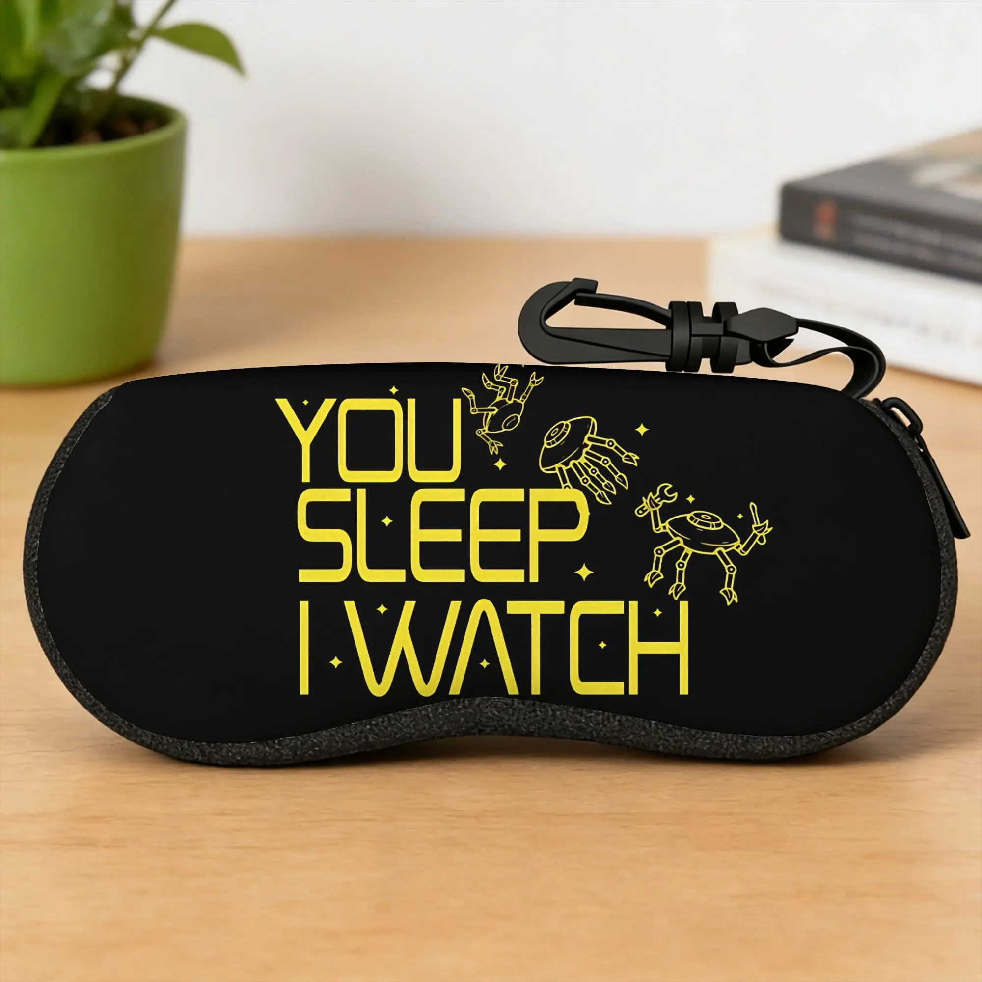 Project Hail Mary - YOU SLEEP I WATCH ROCKY Glasses Case Cover  Zipper Sunglasses Pouch Protector Men Women Eyewear Storage