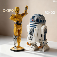 Big Save UCS Battle Robot C-3PO 75398 R2-D2 75308 Union Bricks Assemble Puzzle Blocks Model For Kids Birthday Christmas Gifts