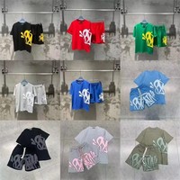 Sy Central World Cee Y2k Fashion Clothes Casual Summer T-shirt Shorts Women's Clothing Outfit Tees Men's Streetwear Tops Trunks