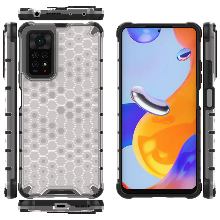 Armor Airbag Drop Protection Case For Redmi Note 10 10C 10A 10S 9 9A 9C 9T 8 8A 8T 7 7A Pro A3 A2 A1 Plus Back Shockproof Cover