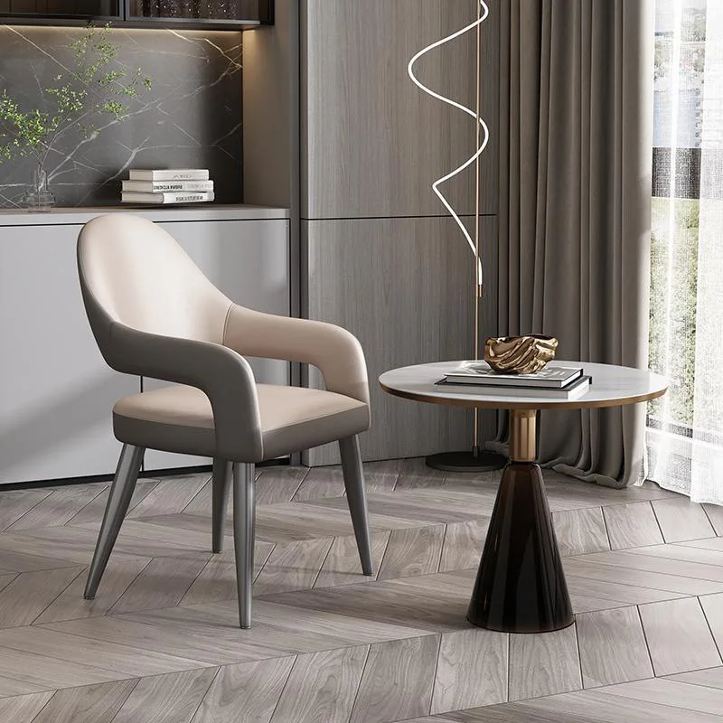 

Итальянский простой легкий роскошный бытовой стул, скандинавский отель, ресторан, обеденный стул для отдыха