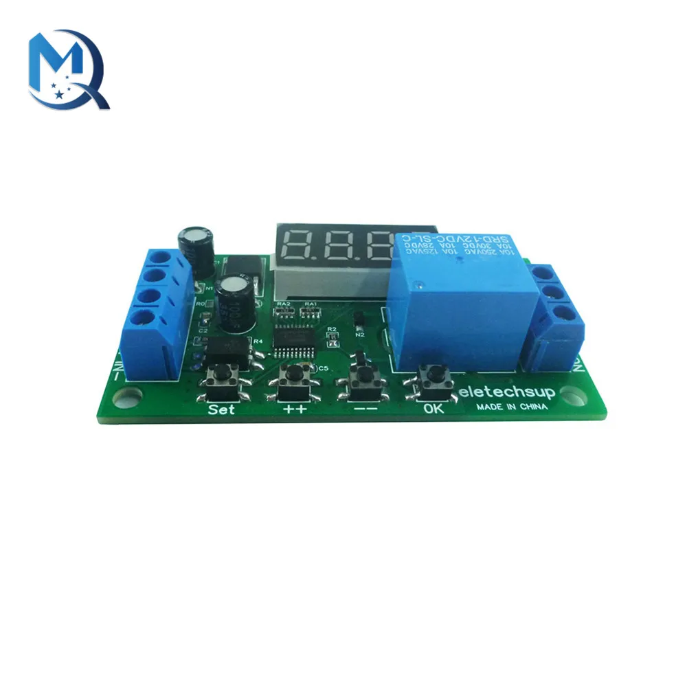 Dc 5V 12V 24V Relay Multifunctional Pulse Counter Switch Adjustable Timer Delay On/Off Relay Module