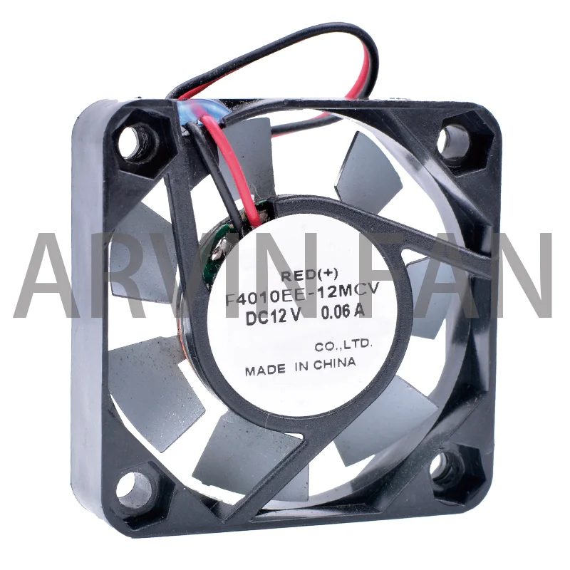 Silent Metal Ventilador De Refrigeração, Mini Chassis Ventilador De Refrigeração, Ponte Norte, 4cm, 4010, 40mm, 12V, 0.06A, F4010EE-12MCV