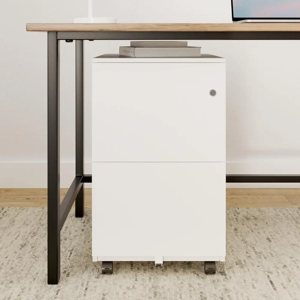 Modern Design Drawer Metal Mobile File Cabinet with Lock Key/Fully Assembled