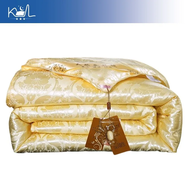 100% Pure Mulberry Silk Quilt Thickened Warm Spring Autumn Winter Quilt Core Summer Cooling Air Conditioner Student Dorm Wedding