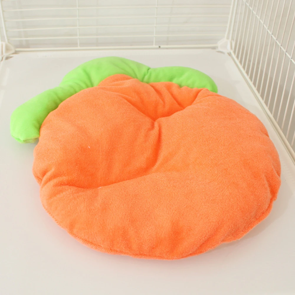 1 قطعة الجزرة الدافئة على شكل أرنب حصيرة لينة تنفس لطيف أريكة حصيرة للحيوانات الأليفة الصغيرة الحيوان الهامستر أرنب جرو كيتي سرير حصيرة #6