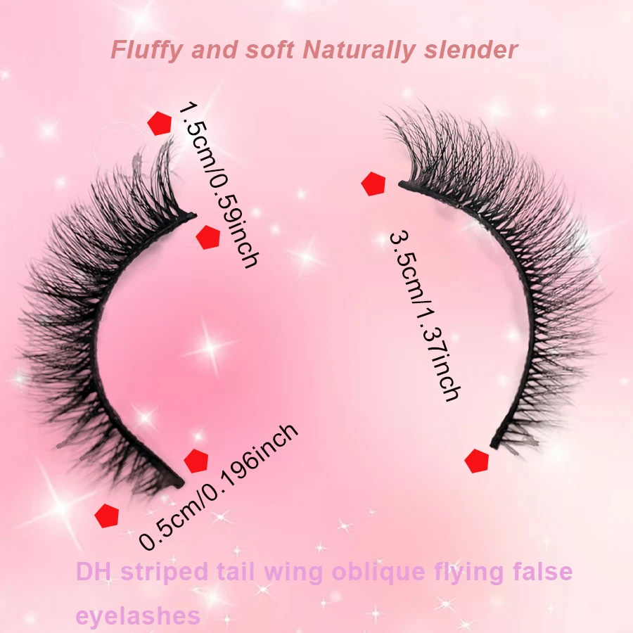 8D ふわふわカーリーフルつけまつげ 10 組、長持ち、ナチュラル、ドラマチック、フルつけまつげ、アイメイクに使用