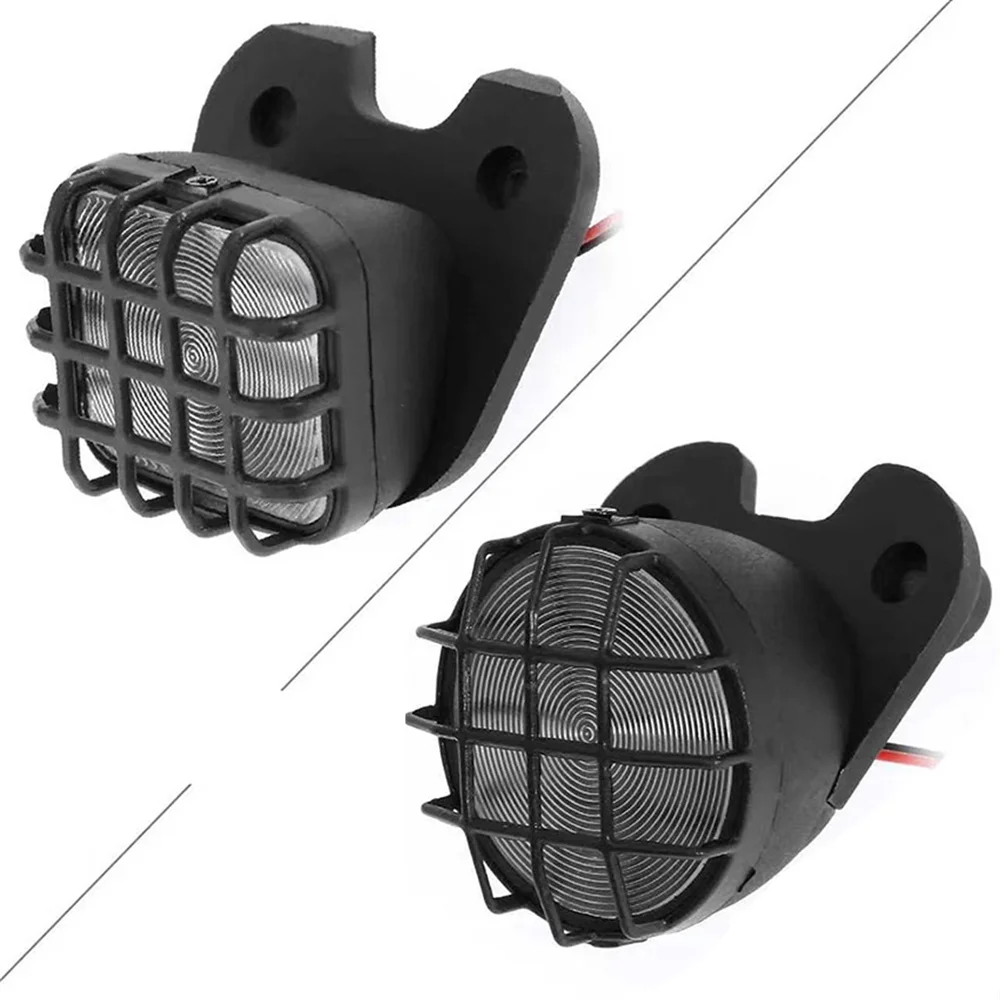 Lumière électrique de moto RC R361 pour LOSI 1/4 Promoto-MX, lumière ronde/carrée pour voiture tout-terrain, accessoires RC