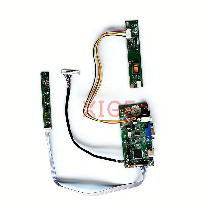

Плата привода контроллера ЖК-монитора подходит для B140EW01 QD14WL01 B131EW01 QD13WL02 HDMI + VGA 1-CCFL LVDS 30-контактный 1280*768 1280x768 DIY Kit