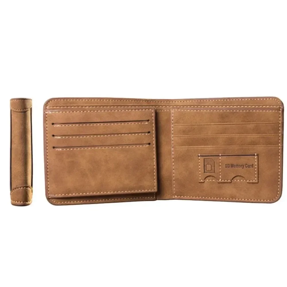 

Men's Wallet Leather Billfold Slim Hipster Cowhide Credit Card/ID Holders Inserts Coin Purses Luxury Business Foldable Wallet