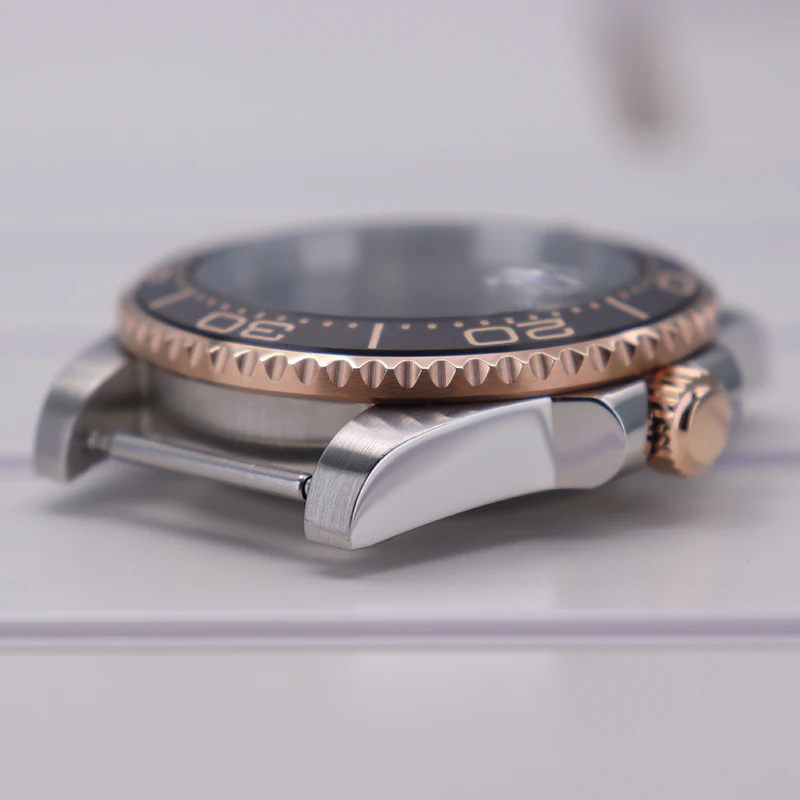 NH35 حركة 40 مللي متر ملحقات الساعة المعدلة مناسبة لـ 28.5 Eta 2824 shell 316 الفولاذ المقاوم للصدأ