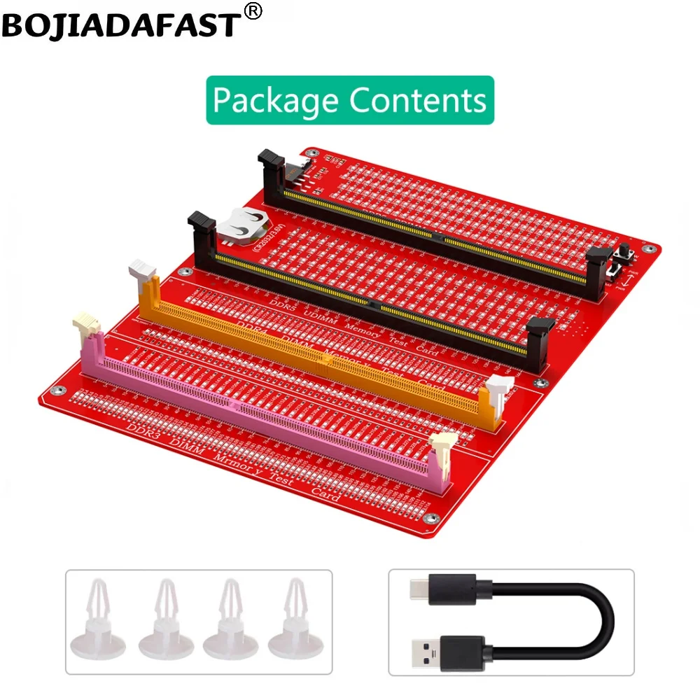 Imagem -06 - Memória Ram Tester com Indicadores Led Testando Cartão de Diagnóstico Ddr3 Ddr4 Ddr5 Rdimm Udimm