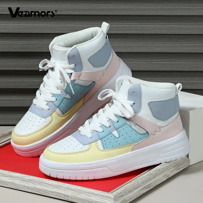 

Мужские модные повседневные кроссовки, женские высокие туфли из искусственной кожи, нескользящая спортивная обувь унисекс для ежедневной ходьбы и бега