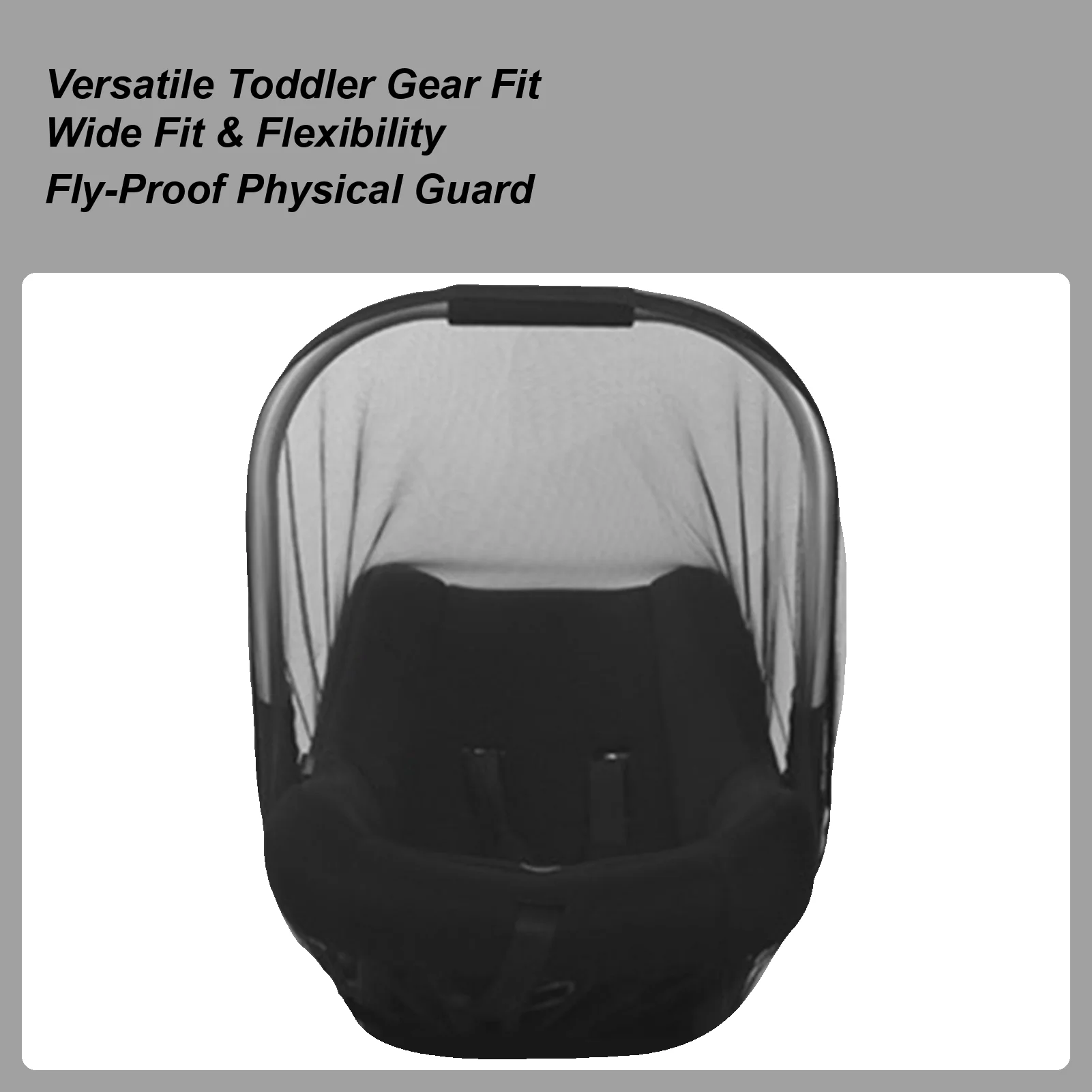 

Сетка для детской коляски, эластичный барьер с мелкой сеткой и сумкой для хранения колыбели, сиденья, автокресла