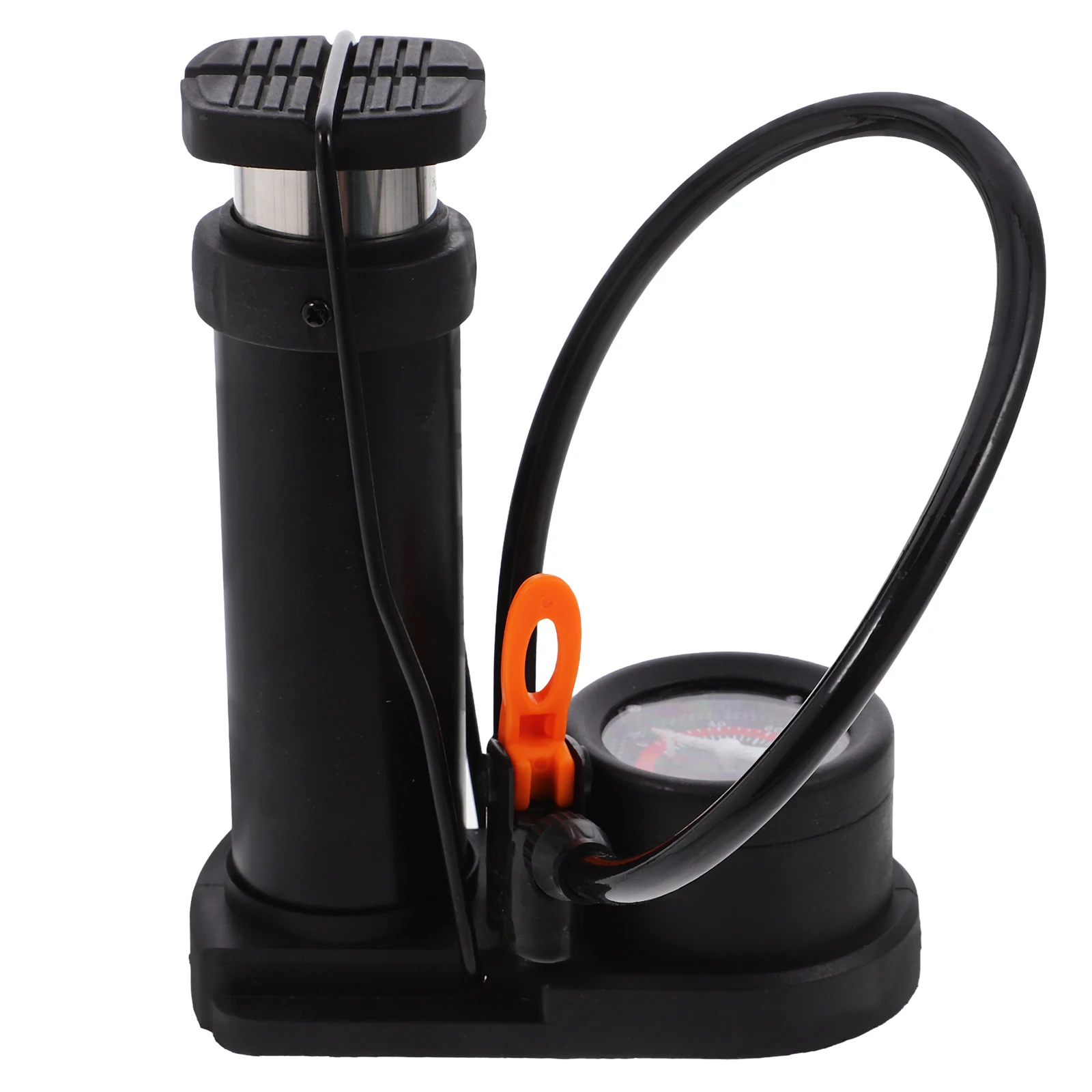 

Portable Bike Floor Pump Aluminum Alloy Mini Tire Inflator For Usa French Valves High Pressure Foot Pump For Bicycles