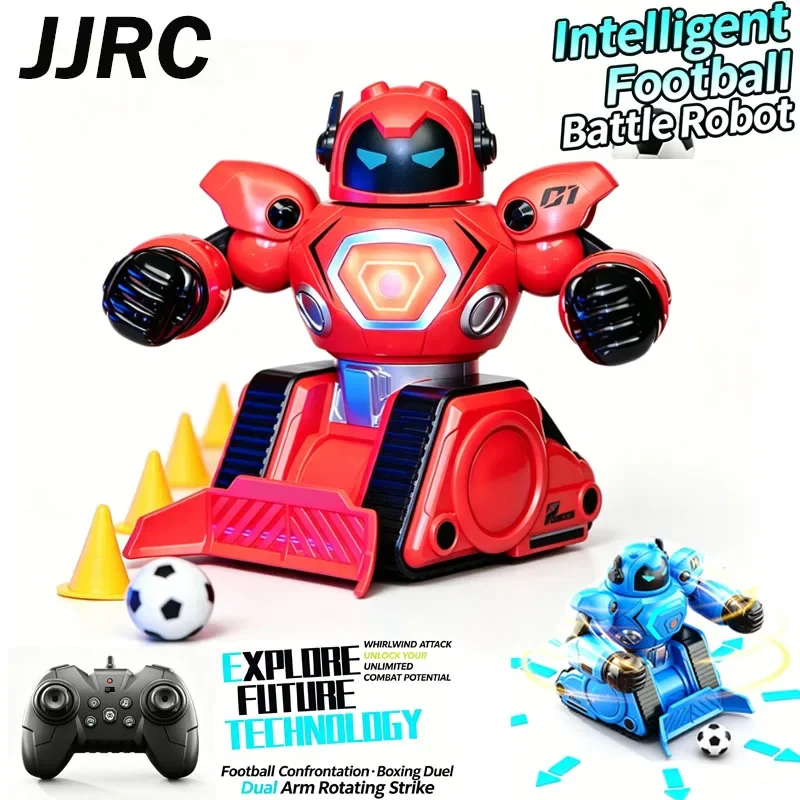 New R30 2PCS RC Robot Battle Boxing Football Robot Parent-Child Game Remote Control Robot 2.4G Fighting Robot Toy For Kids Gifts