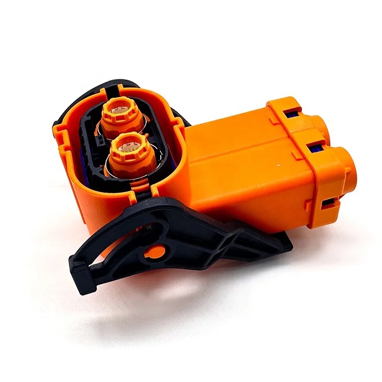 Conector de alto voltaje 3 polos Amp HVIL 2Pos HV Conector Amphenol EV Conector de batería de barra colectora