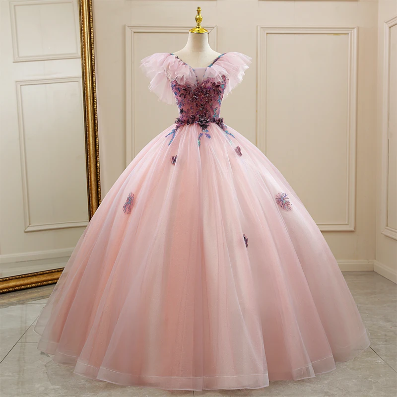 

Quinceanera Dresses 2025 Party Dress Ball Gown Princess Accented with sparkling beads and sequins. Dress Plus Size Customized