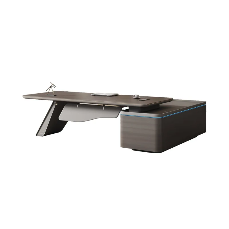 

Boss table office furniture high-end desk light luxury president office desk and chair combination