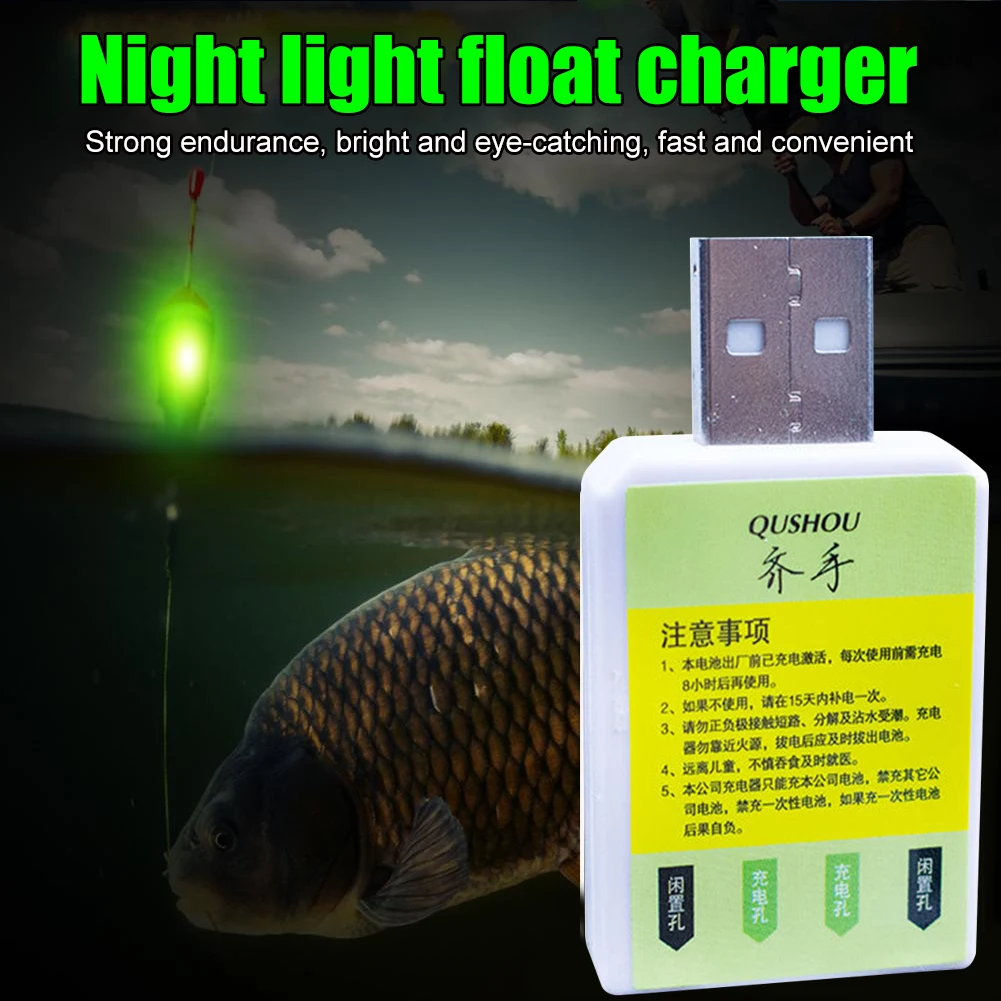 Imagem -03 - Pesca Elétrica Flutua Carregador de Bateria Adaptador de Carregamento Usb Led Bóia Acessórios Buraco 101 Pcs Cr425