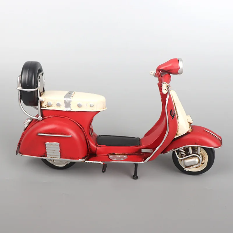 

Модель мотоцикла для VESPA, модель ручной работы для дома, гостиной, окна, бара, Ностальгический ковчег, украшение, предметы мебели, подарок VESPA