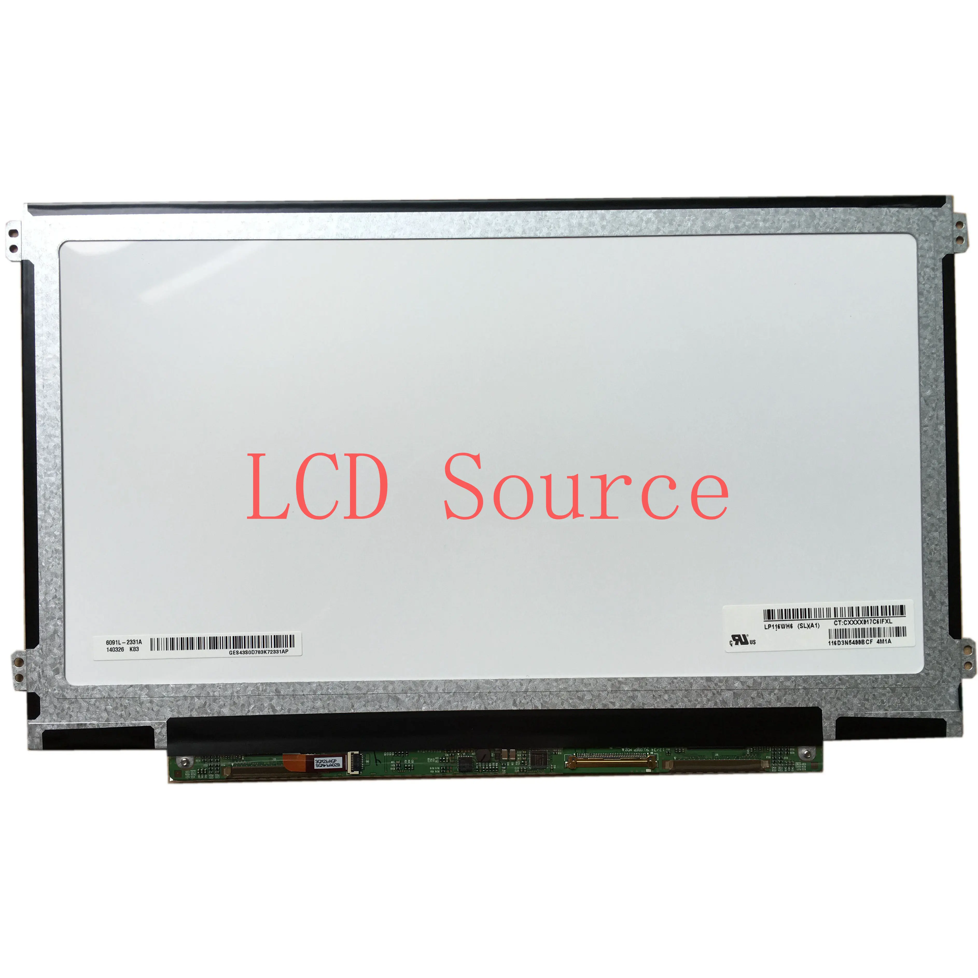 LP116WH6 SLA1 LP116WH6 (SL)(A1) 40 PIN 11.6 "WXGA HD LED Laptop Screen LCD Panel LINKS + RECHTS schraube löcher