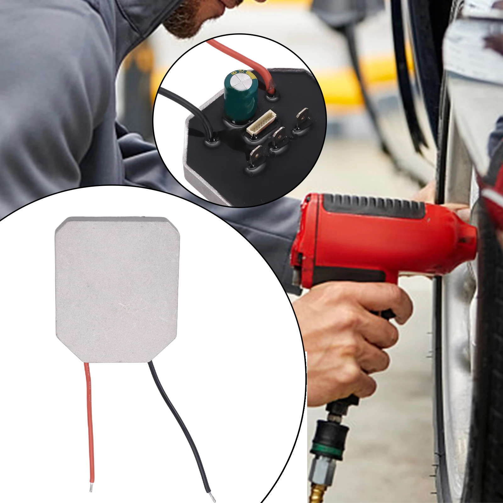 

40A Electric Wrench Control Board Aluminum Shell Brushless Speed Switch Circuit Board Brushless Electric Wrench Switch Tools