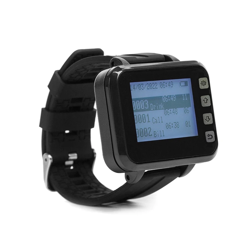 Restaurant Pager Waiter Wristband Watch Wireless Calling System Hookah Bell Button For Plant Hospital Bar Cafe