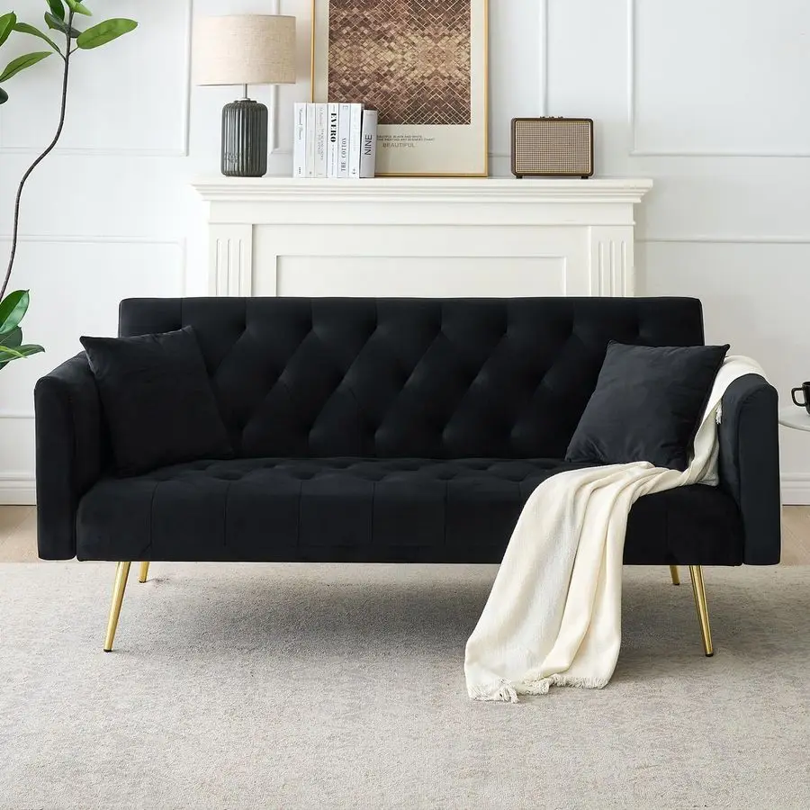 Modern Velvet Sofa …