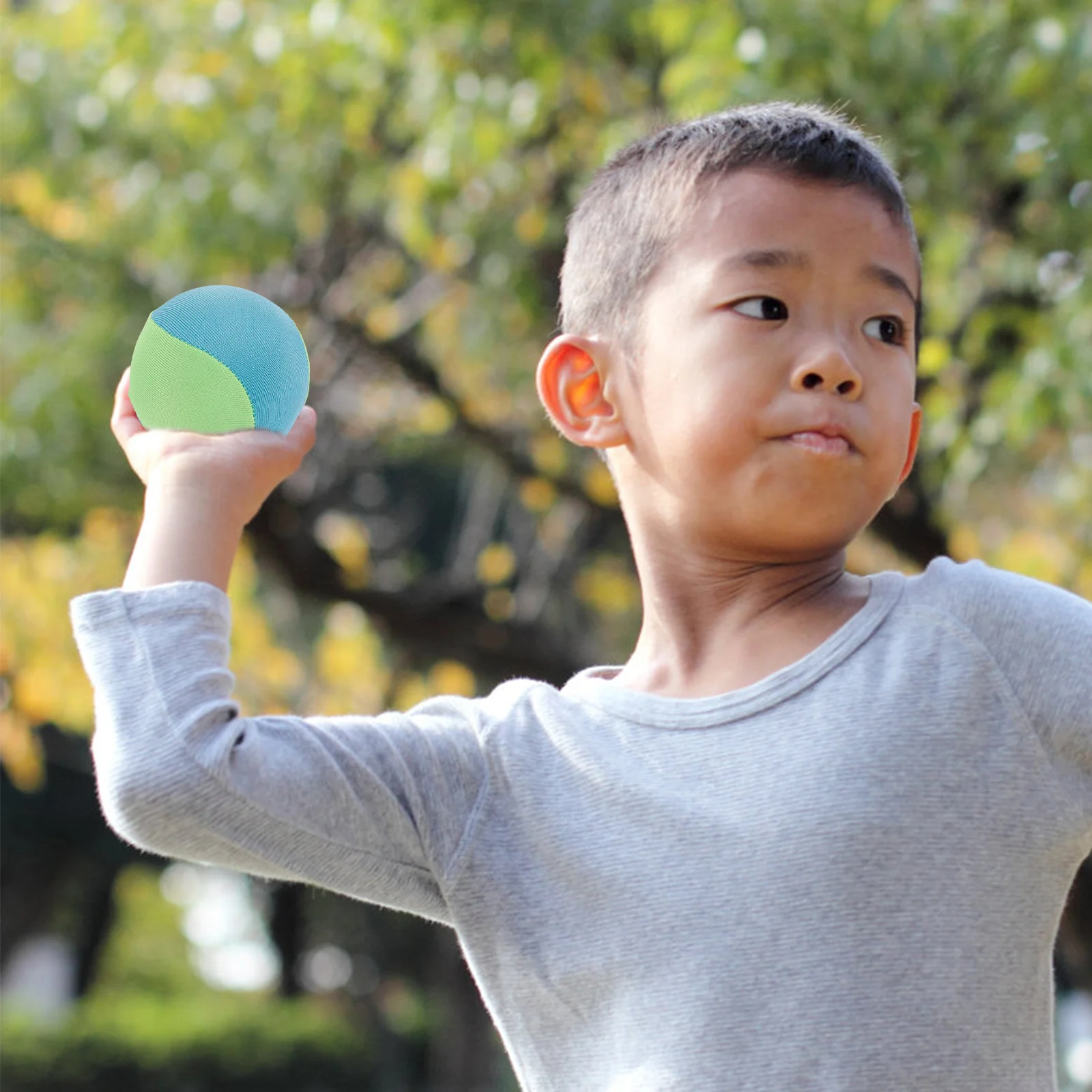 ลูกบอลเด้งดึ๋ง 2 ลูก ทำจากยาง TPR สำหรับเด็ก คลายเครียด เล่นสนุกในงานปาร์ตี้ริมสระน้ำ ชายหาด กีฬากระโดดเล่นเกม