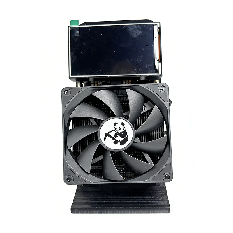 Bitaxe NerdQaxe++ 4.8TH/s 68W Solo BTC Miner, 4XBM1370 ASIC Chips 2.4G WiFi Open-Source Low Power Stable Bitcoin Mining Machine