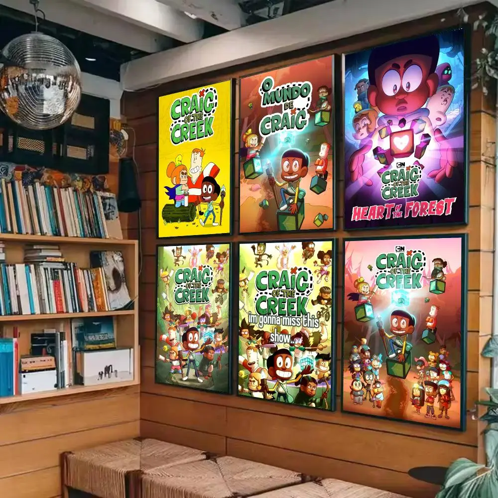 C-Craig Of The Creek Poster Sticky Painting Prints Wall Art Waterproof Home Living Bed Room Bar Cafe Aesthetic Decor
