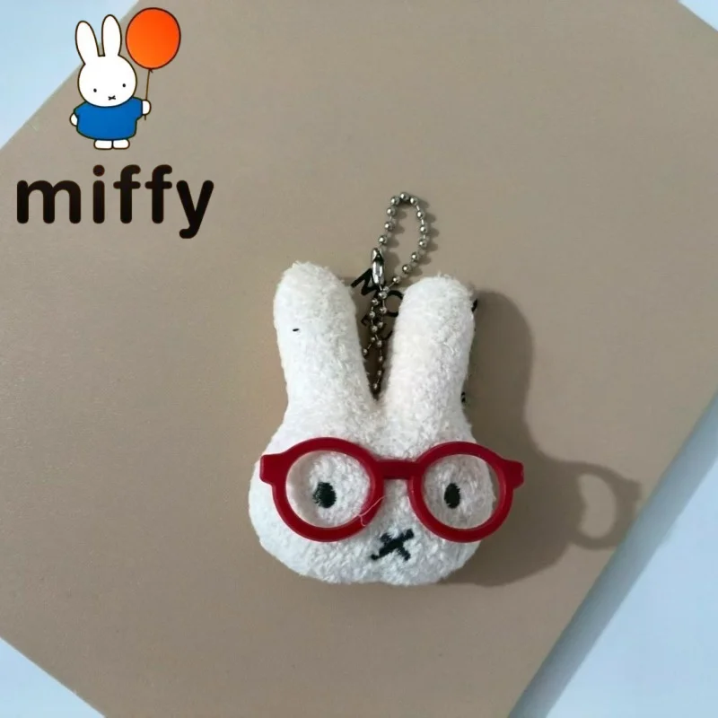 Sweet Miffy Rabbit New Cute Creative Cartoon Doll Keychain Fashionable Personalized Versatile Portable Decorative Pendant Gift