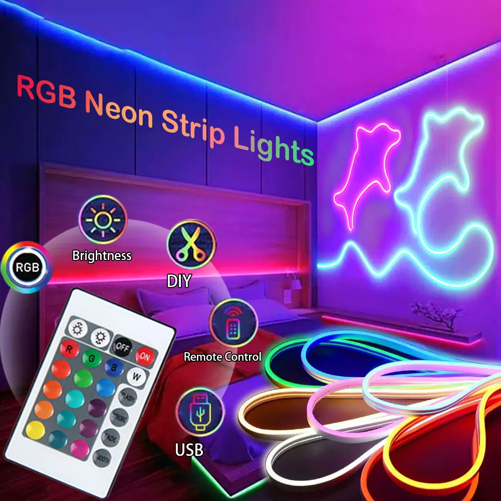 1-5M Neon Strip Lig…