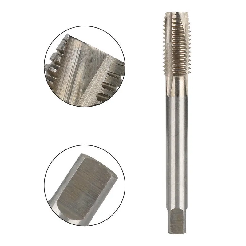 Machine HSS Filetage Tap M3-M14 DIN371 Vis Tap Thread avec tige renforcée Outils à main